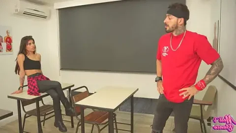 when i get home late i meet a new teacher with a very big cock that makes me enjoy pleasure in the classroom 1733502073